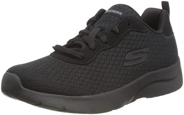 Skechers Damen Dynamight 2.0 Eye To Eye sneakers,sports shoes, Black Mesh Durabuck Trim, 35.5 EU im Sale